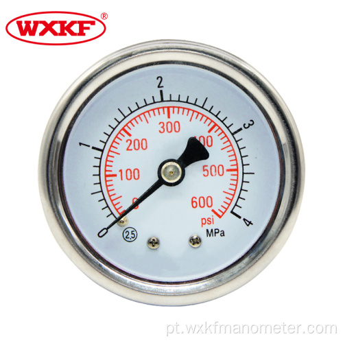 50 mm 0-400MPa Manômetro de pressão de óleo de óleo